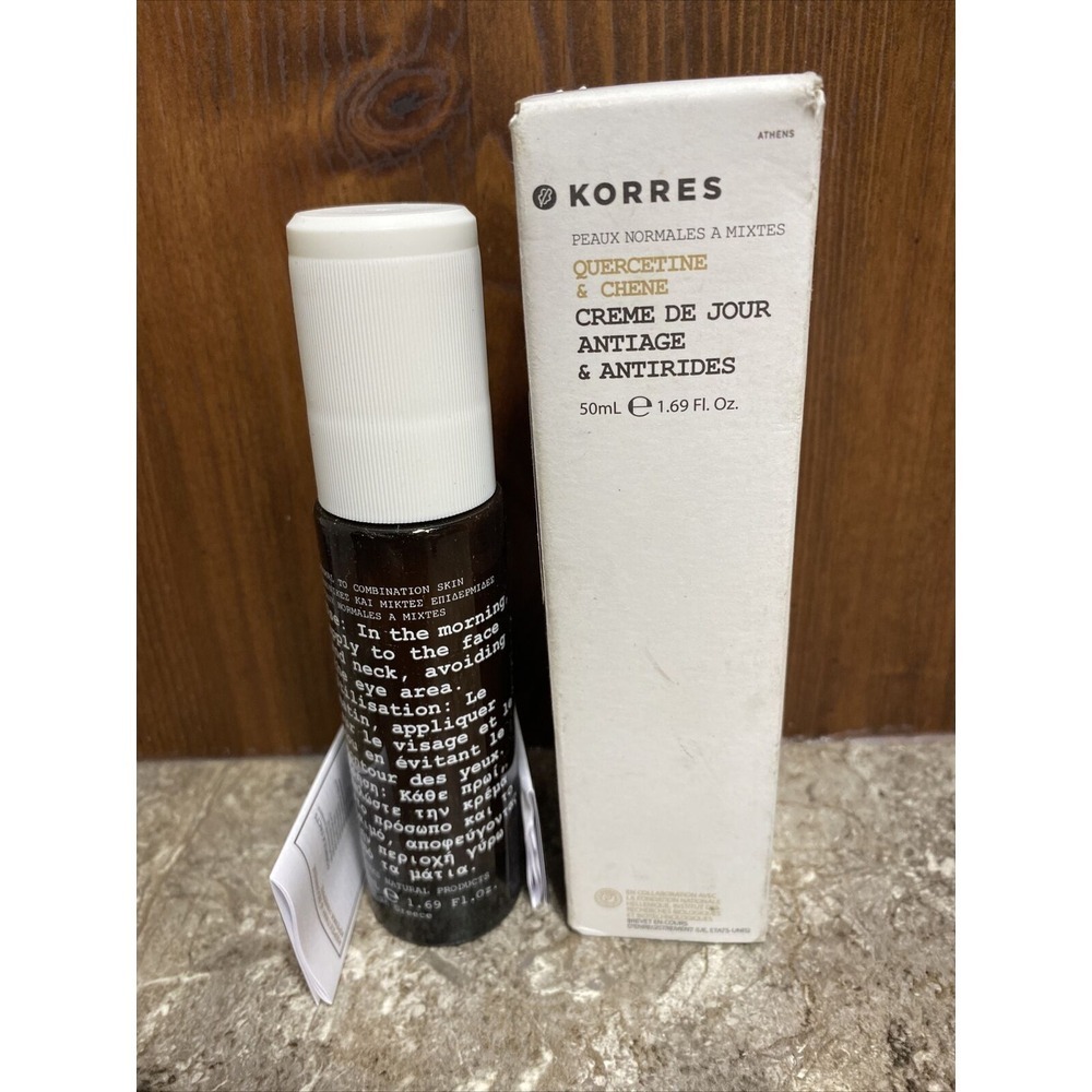 KORRES Quercetin & Oak Anti-Aging & Anti Wrinkle Cream 1.69 Oz Discontinued Read